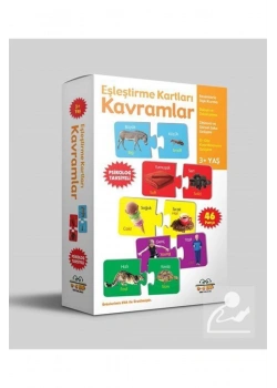 Kavramlar Eşleşttirme Kartlari 3D Yaş 0-6 Yaş Yayınları