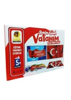 Benim Güzel Vatanım Eğitici Öğretici Geliştirici 5+ Yaş Ve Üzeri Puzzle Moonbeavers