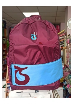 Trabzonspor Paraşüt Kumaş Önü Bant Detaylı Bordo Sırt Çantası 23250 Me Çanta