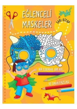 Eğlenceli Maskeler Sari Kitap Parıltı