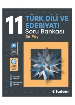 Tudem 11.Sınıf Türk Edebiyatı Soru Bankası 36 Föy
