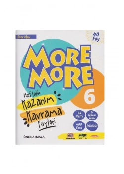 6.Sınıf More More Haftalık Kazanım Föy