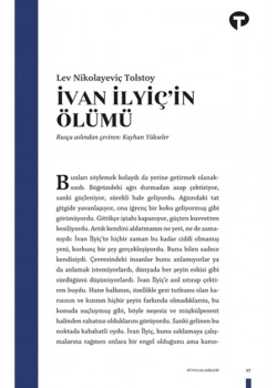 İvan İlyiçin Ölümü  Turkuvaz