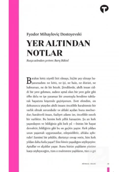 Yeraltından Notlar Turkuvaz