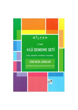 Bilfen 3.Sınıf 4 Lü Deneme Seti