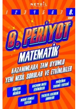 Netbil 8.Sınıf Matematik Periyot Etkinlikli Soru Bankası