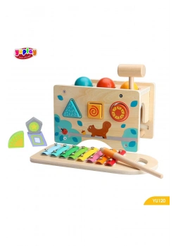 Yuplay 3Ü 1 Arada Ksilofonlu Oyun 1+ Yaş 0-50 Parça  Yu120