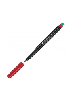 Faber Asetat Kalemi Permanent (S) Kırmızı 5010152321