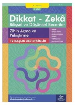 Dikkat Zeka 5.Kitap Zihin Açma Ve Pekiştirme