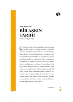 Bir Aşkın Tarihi  Mehmet Rauf  Turkuvaz
