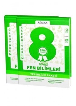 Bilfen 8.Sınıf Fen Bilimleri Depar Yeterlilik Paketi