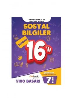 Onburda 7.Sınıf Sosyal Bilgiler 16 Deneme