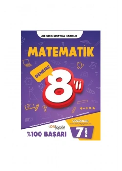 Onburda 7.Sınıf Matematik 8 Deneme