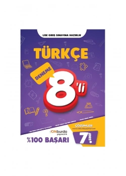Onburda 7.Sınıf Türkçe 8 Deneme