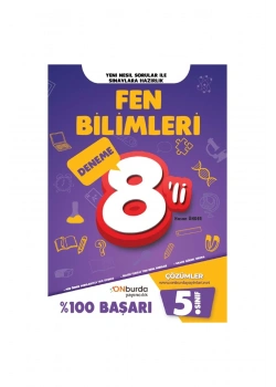 Onburda 5.Sınıf Fen Bilimleri 8 Deneme