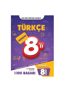Onburda 8.Sınıf Türkçe 8 Deneme