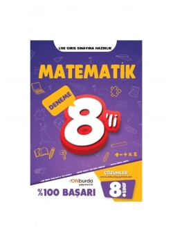 Onburda 8.Sınıf Matematik 8 Deneme