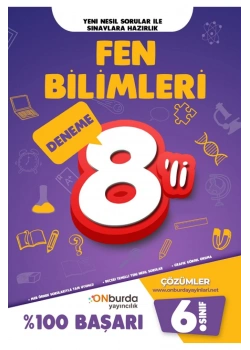 Onburda 6.Sınıf Fen Bilimleri 8 Deneme