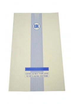 Ulaş Genel Kurul Toplantı Ve Müzakere Defteri Karton Kapak 40 Yp U38-001