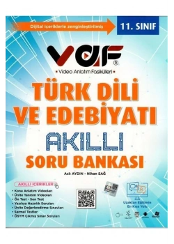 Vaf 11.Sınıf Türk Dili Edebiyatı Akıllı Soru Bankası