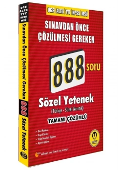 Tasarı Türkçe Tüm Sınavlar Sözel 888 Soru