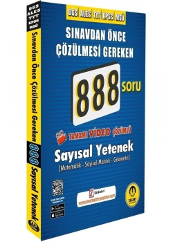 Tasarı Sayısal Tüm Sınavlar 888 Soru