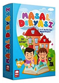 Masal Deryası 30 Kitap Temel Düz Yazılı A001 Ema Çocuk