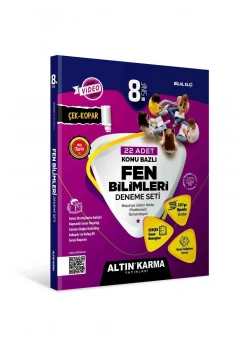 8. Sınıf 2025 Lgs 22 Adet Konu Bazli Fen Bi̇Li̇Mleri̇ Deneme Seti̇ Altinkarma