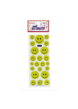 Ticon.Tps-001/5.Puffy Sticker Gülen Yüz Kod:348862