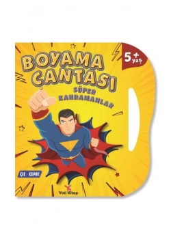 Boyama Çantası Süper Kahramanlar 4+Yaş  Yetikitap
