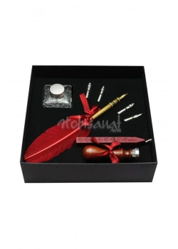 Steelpen Calligraphy Pen Set Ahşap Kutulu Kristal Set