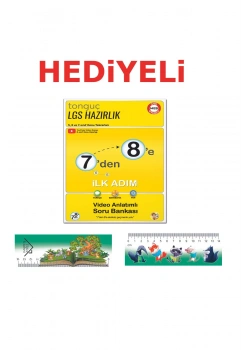 Tonguç 7 den 8 e Lgs Hazırlık İlk Adım Video Anlatımlı Soru Bankası