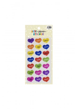 VİVA PUTİ SHINE STİCKER KALPLİ TEBRİKLER 11271