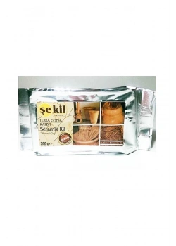 Şekil Kil Seramik Hamuru 500Gr Kahve