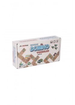 Kumtoys Wooden Domino Wehicles Taşıtlar