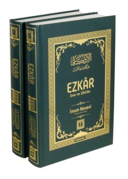 El Ezkar Dua Ve Zikirler İmam Nevevi 2 Cilt Takım Ciltli Semerkant