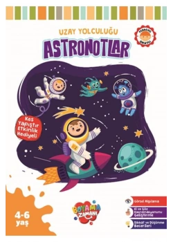 Uzay Yolculuğu Astronotlar Boyama Koloni