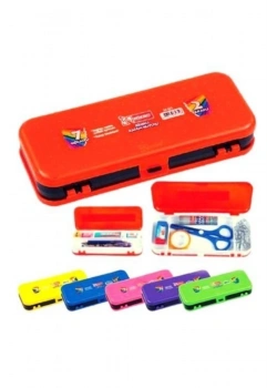 Mikro M-80 Çift Taraflı Renkli Kalem Kutusu