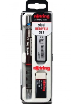 Rotring Tıkky Min Silgi 3Lü Okul Seti- 0.7 Bordo Ro-Kk07-07