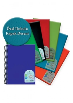 Defne Pp Kapak A5 96 Yaprak Çizgili Dfn-1544