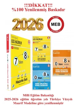 Tonguç 7 Den 8 E Hazırlık Seti
