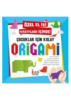 Özel El İşi Kağıtların İzinde Çocuklar İçin Kolay Origami Bıcırık
