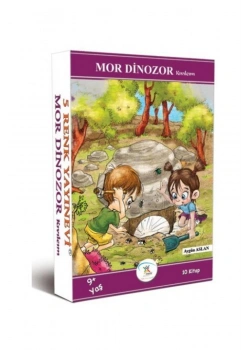 Mor Dinozor Kivilcim 10 Kitap Set Aygün Aslan 5 Renk Yayın