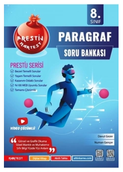 Nartest 8.Sınıf Paragraf Soru Bankası Prestij Serisi