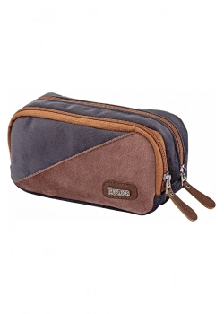 Brons Kadife Çiftli Kalemlik Br-3136