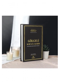 Furkan  Gölgeli Kalemle Yazılabilen  Kuranı Kerim 15775 Orta Boy Siyah Renk