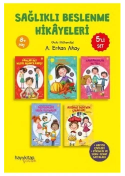Sağlıklı Beslenme Hikayeleri 5 Kitap Set 8+Yaş  Hayykitap
