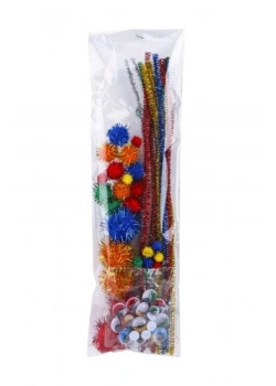 Nova Color Şönil Ponpon Set Metalik  Nc-334