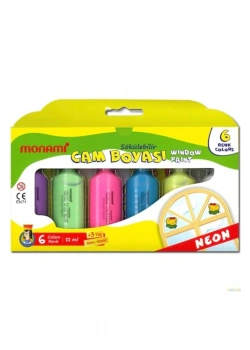 Monami Cam Boyası 6 Renk (Neon) Mcbn06