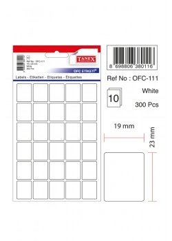 Tanex Ofc-111 Beyaz Ofis Etiketi